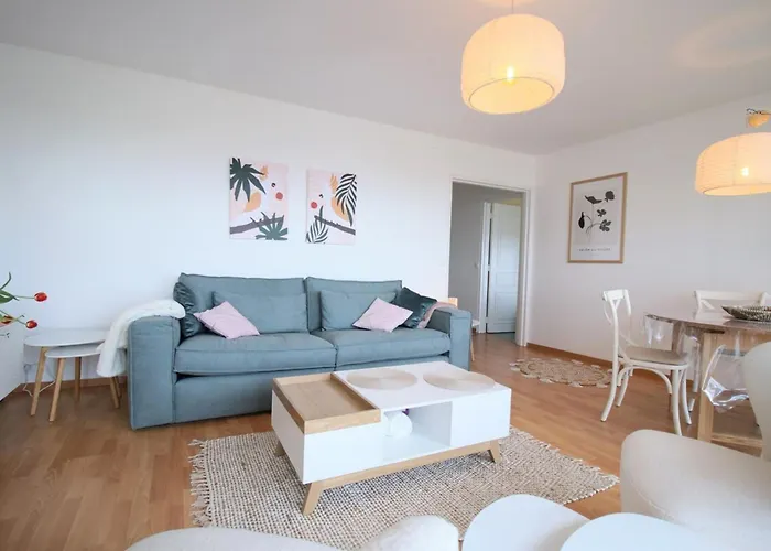 Le Ravissant Merveilleux F3 Avec Vue A Руан